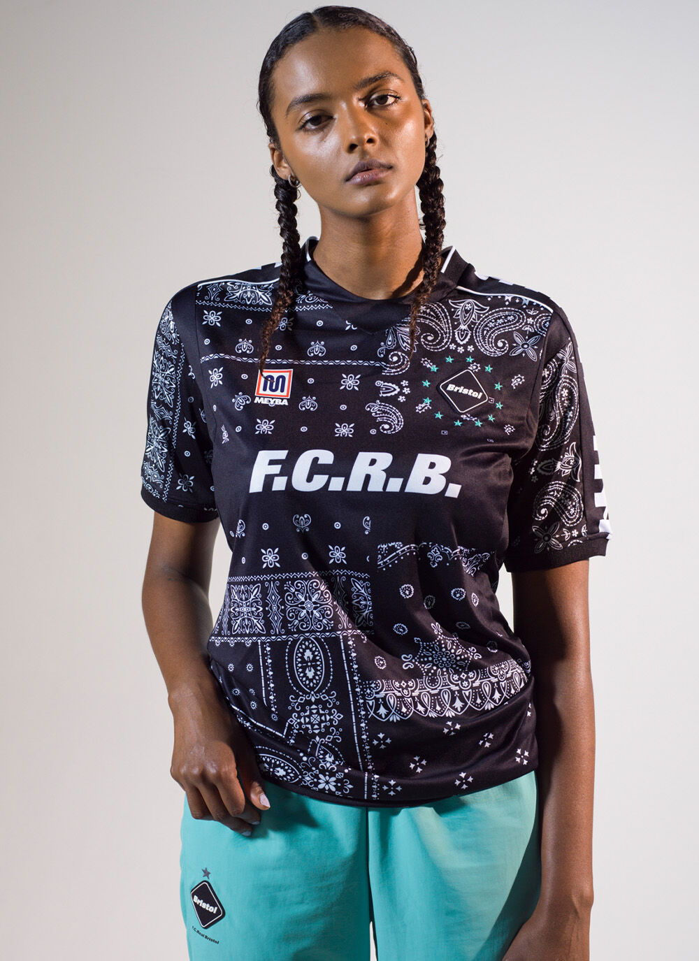 【お得即納】21SS FCRB MEYBA GAME SHIRT ゲームシャツS Tシャツ/カットソー(半袖/袖なし)